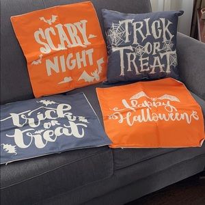 Halloween Decorative Throw Pillow Covers- 18 X 18 NWT